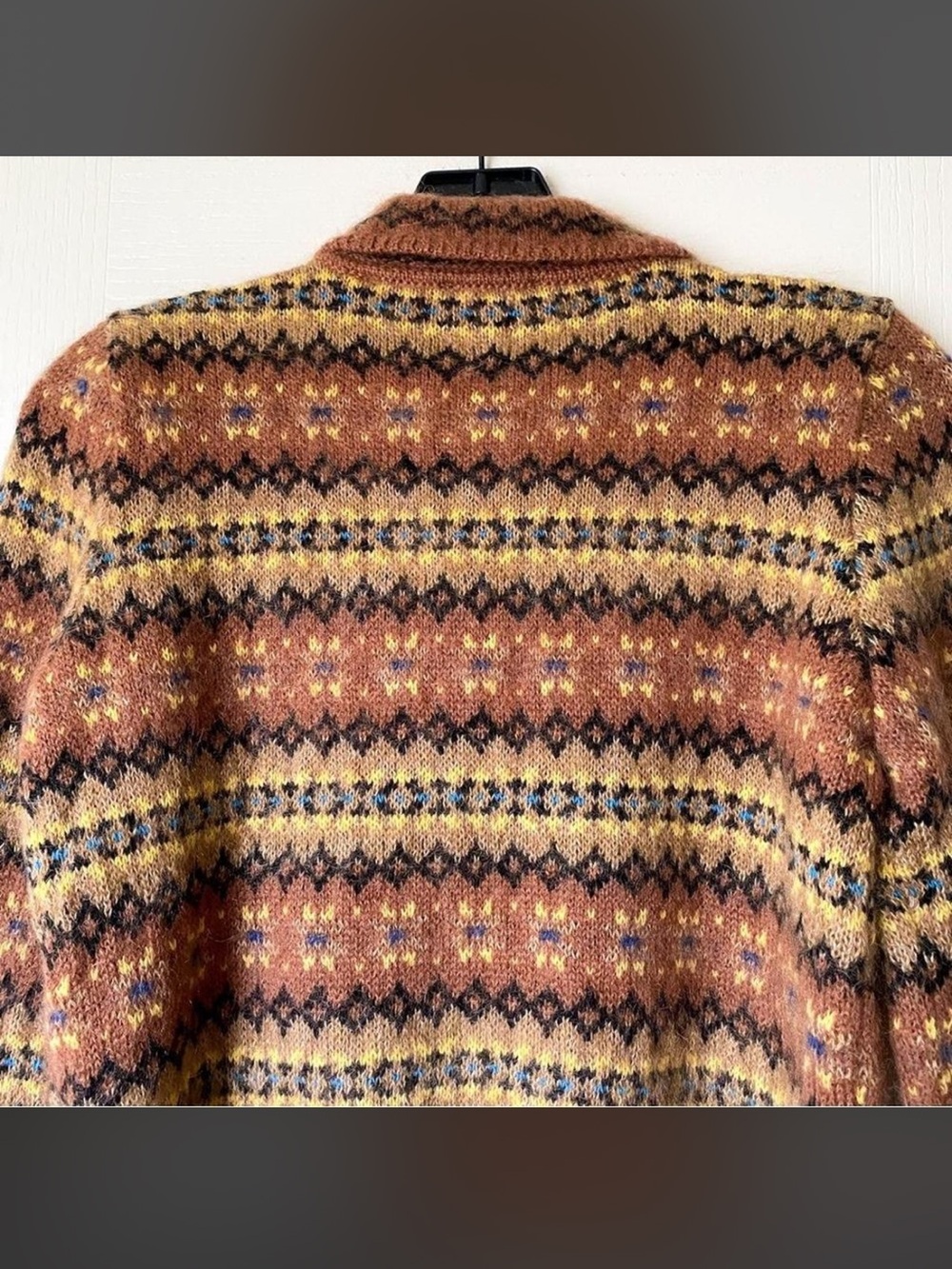 New! Dôen Natia Cardigan Galway Fair Isle Size Small - Picture 7 of 8